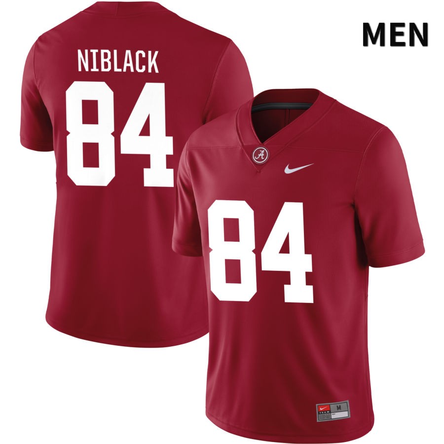 Alabama Crimson Tide Men's Amari Niblack #84 NIL Crimson 2022 NCAA Authentic Stitched College Football Jersey MK16I15GY